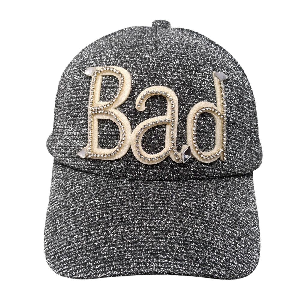 Bad Snapback Cap Multicolor One Size Adjustable Lightweight Rhinestone Karma